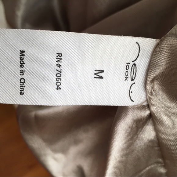 Beige faux leather jacket - Picture 8 of 8